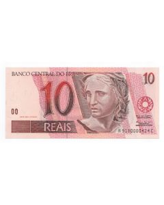 C 291 - 10 Reais - 1999 - 1ª Série