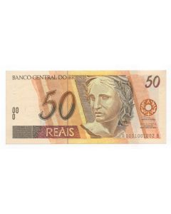 C 324 - 50 Reais - 1994 - Francesa - Série 0001