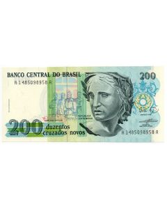 C 208 - 200 Cruzados Novos - 1989