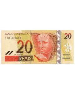 C 302 - 20 Reais - 2002 - Série 1