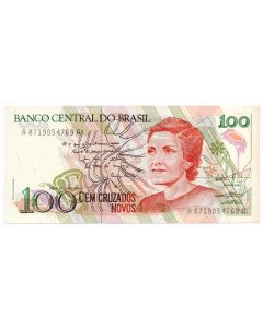 C 207 - 100 Cruzados Novos - 1989
