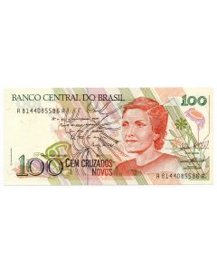 C 207 - 100 Cruzados Novos - 1989
