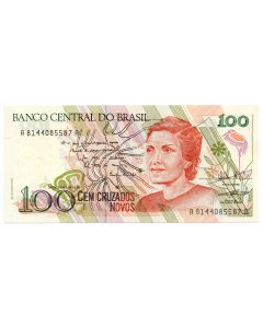 C 207 - 100 Cruzados Novos - 1989