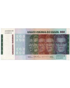 C 149a - 500 Cruzeiros - Série 00004* - 1974