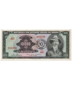 C 124 - 10 Cruzeiros Novos - 1966 - 1ª Série