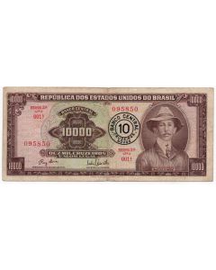 C 127 - 10 Cruzeiros Novos - 1967 - Série 001