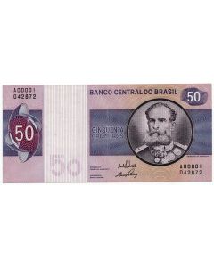 C 142 - 50 Cruzeiros - 1970 - Série 00001