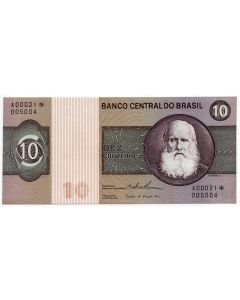 C 138a - 10 Cruzeiros - 1974 - Série 00021*