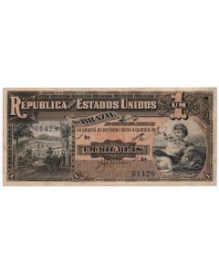 R 076 - 1 Mil Réis - 1918