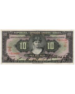 R 184 - 10 Mil Réis - 1927