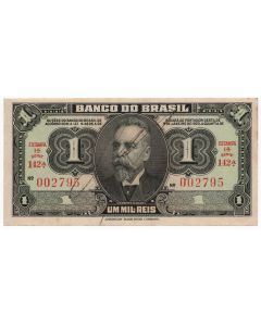 R 193a - 1 Mil Réis - 1923